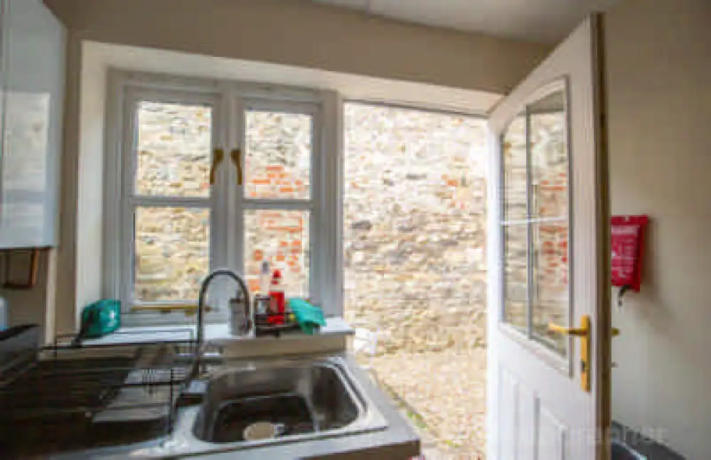 Kitchen Entrance Leading from Living Area