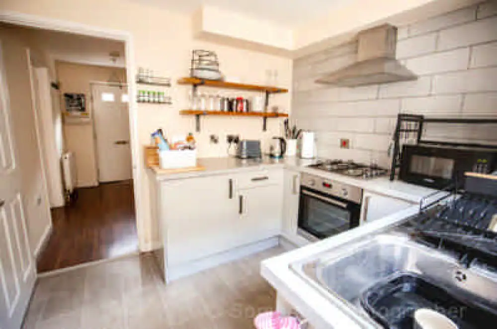 Kitchen Entrance Leading from Living Area