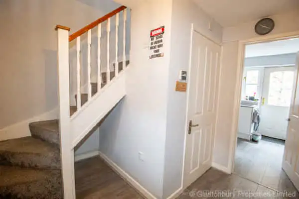 Downstairs Hallway Connecting Main Living Areas